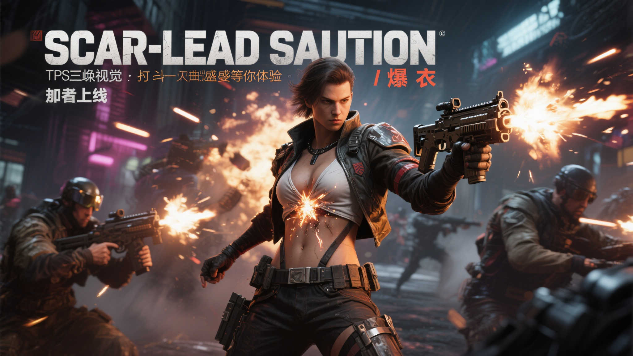 震撼来袭！TPS游戏《Scar-Lead Salvation》即将开启爆衣新体验！